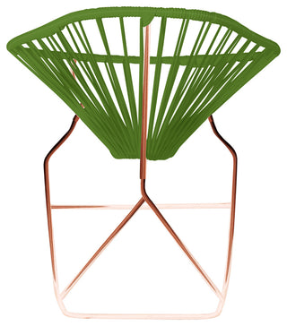 Acapulco Indoor/Outdoor Handmade Rocker, Cactus Weave, Copper Frame