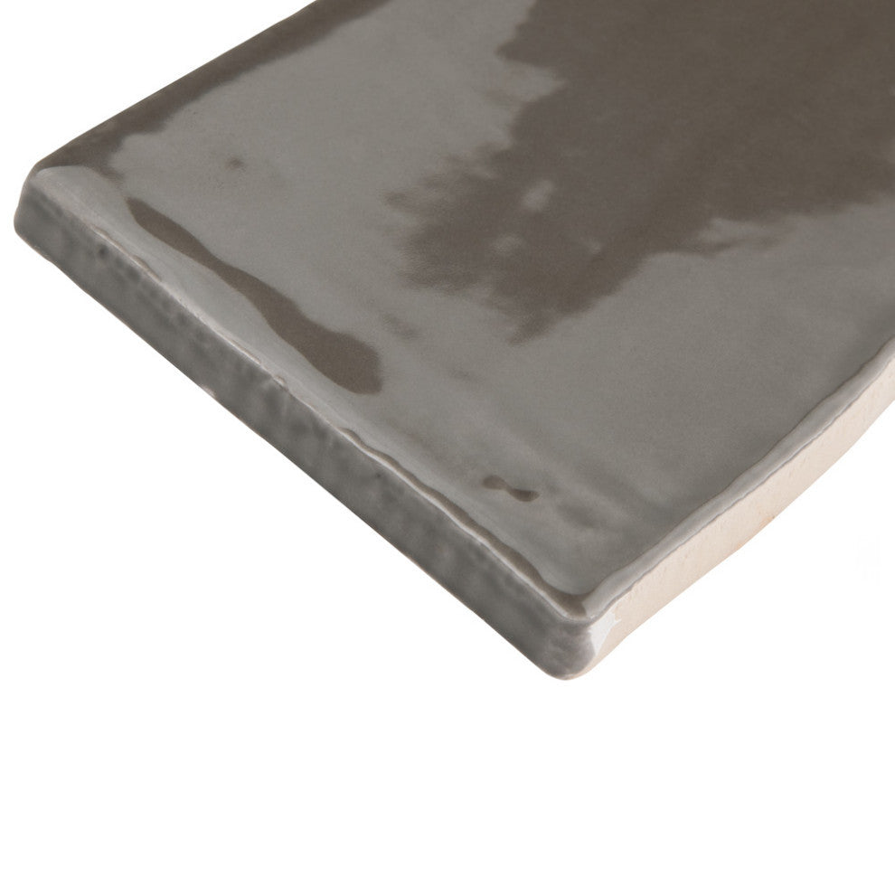 Chester Ceramic Wall Tile, Grafito