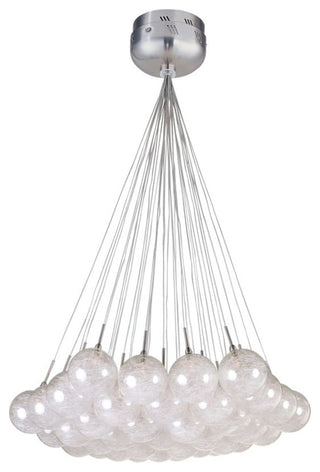ET2 E20112 Starburst 33" 37 Light Pendant - Clear Stars