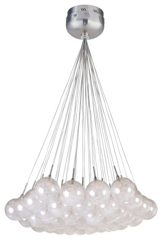 ET2 E20112 Starburst 33" 37 Light Pendant - Clear Stars