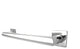 Blended Stainless Steel Mitered Grab Bar, 16", Bright Polished