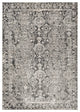 Surya Soleil SOI-2313 5'3"x7'3" Rug, Black/Medium Gray/Light Gray/White