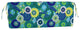 48"X19" Patterned Outdoor Spun Polyester Loveseat Cushion, Luxury Azure