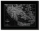 Greece Vintage Monochrome Map Canvas, 28"x37"