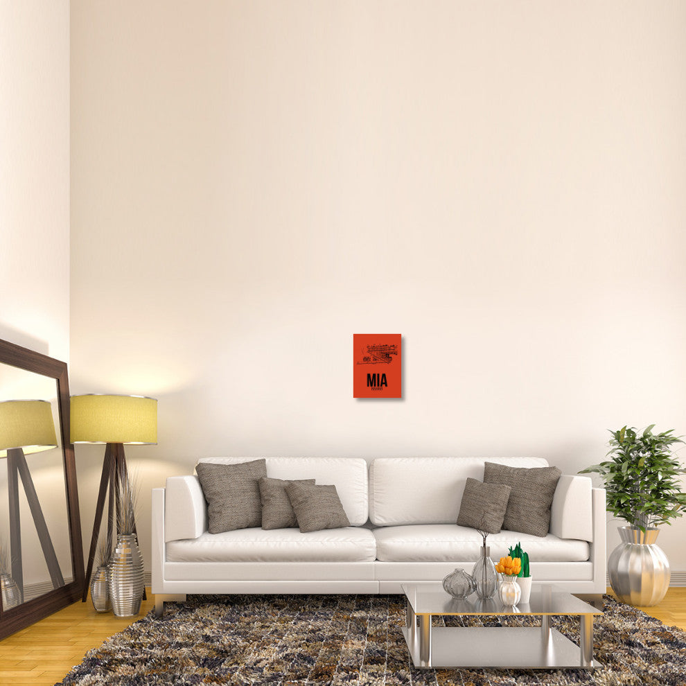"MIA Miami Airport Orange" Fine Art Print