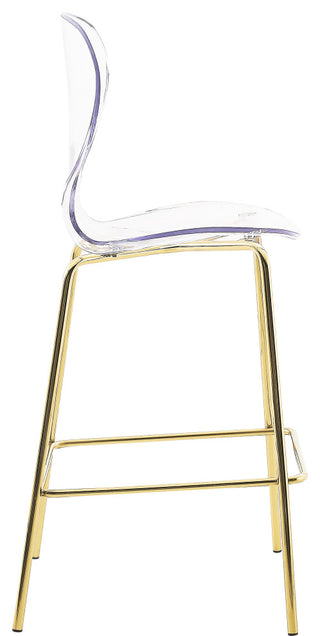 Clarion Counter Stool, Set of 2, Gold