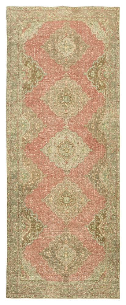 Rug N Carpet - Handwoven Turkish 4' 8" x 12' 0" Contemporary Runner Rug