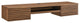 Render Wall Mount Wood Office Desk, Walnut
