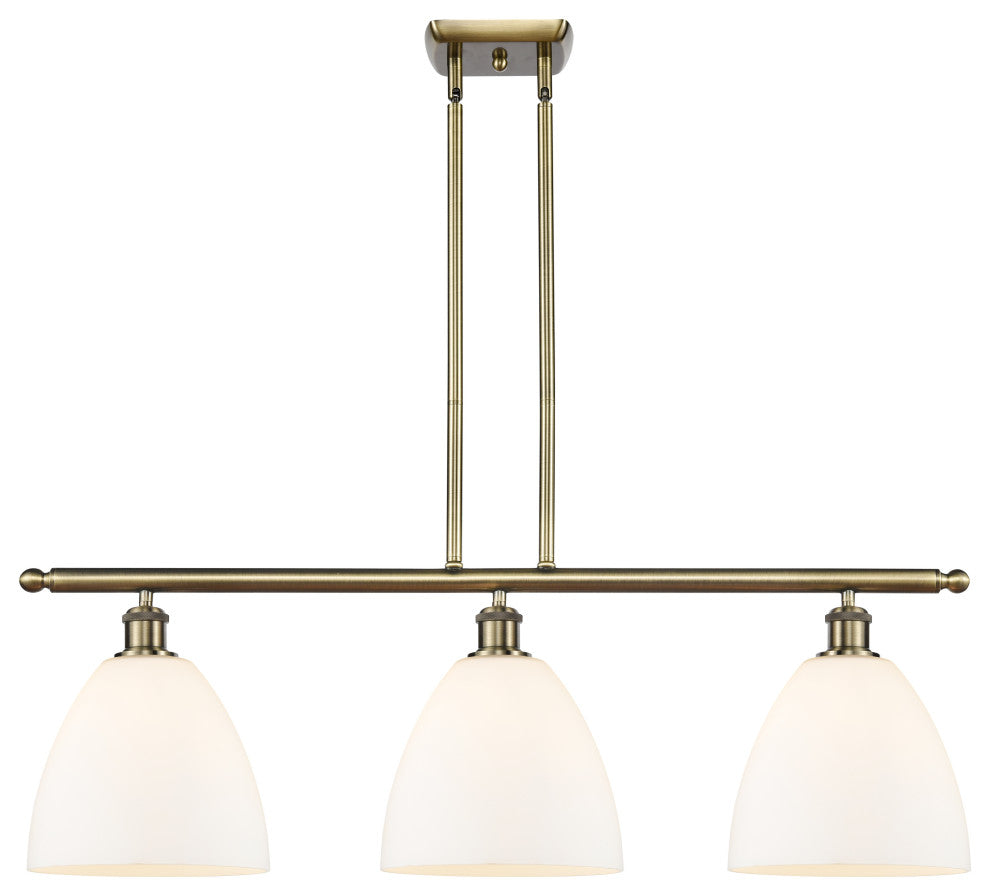 Innovations 516-3I-AB-GBD-91 3 Light Island Light, Antique Brass