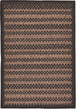 Unique Loom Brown Checkered Outdoor 2'x3' Area Rug