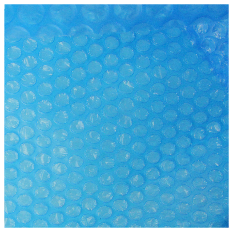 10.8' Blue Round Floating Solar Cover for Steel Frame Swimming Pool