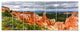 Bryce Canyon National Park, Landscape Canvas Art Print, 83"x32", 7 Panels
