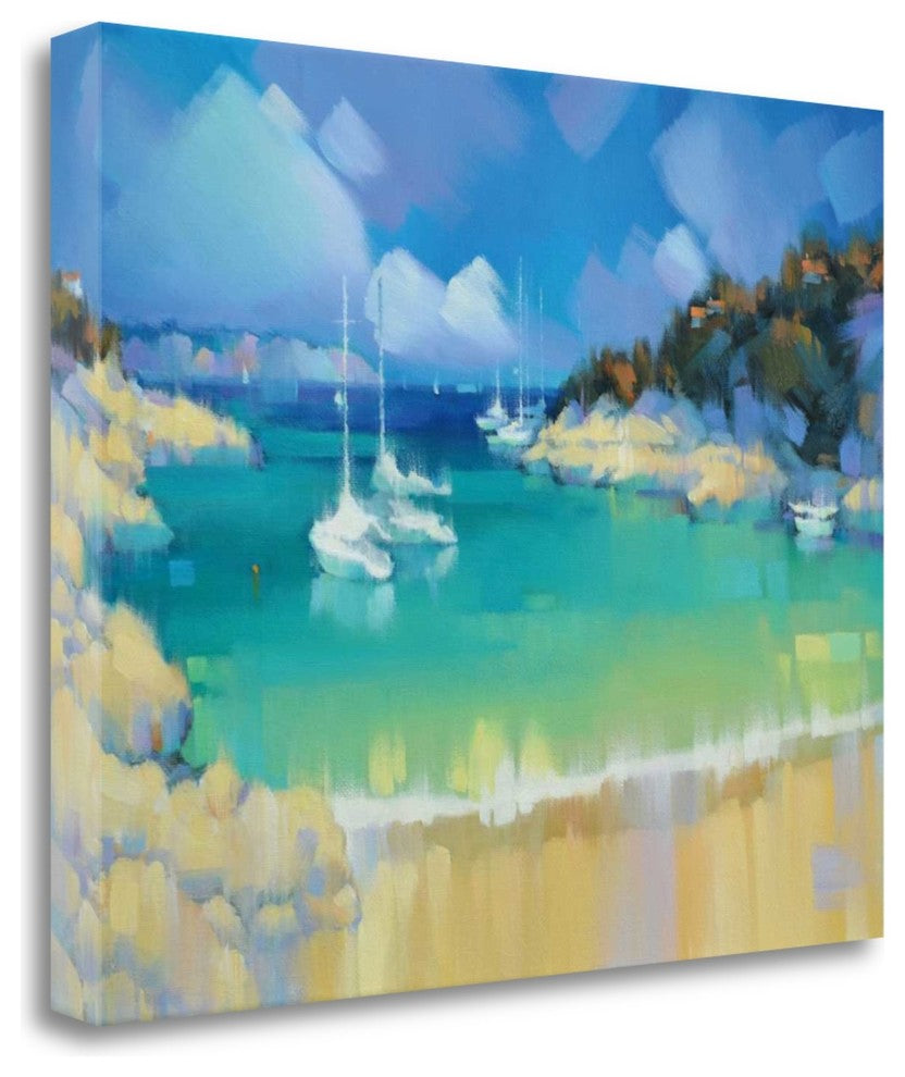 "Cala Llombards IV" By Alex Hook Krioutchkov, Giclee on Gallery Wrap Canvas