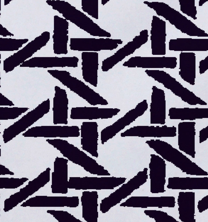 18"x14" Rattan Geometric Geometric Print Placemats, Set of 4, Purple