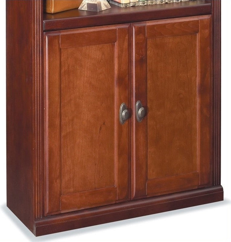 Beaumont Lane 6 Shelf Wood Bookcase in Vibrant Cherry