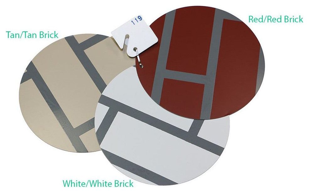 AirJet Simulated White Brick All Fuel Chimney Housing Kit 17x17x60"H