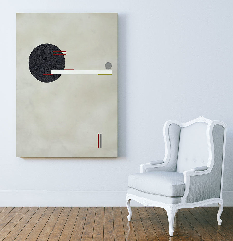 "Circle Love" Museum Mounted Canvas Print, 18"x24"