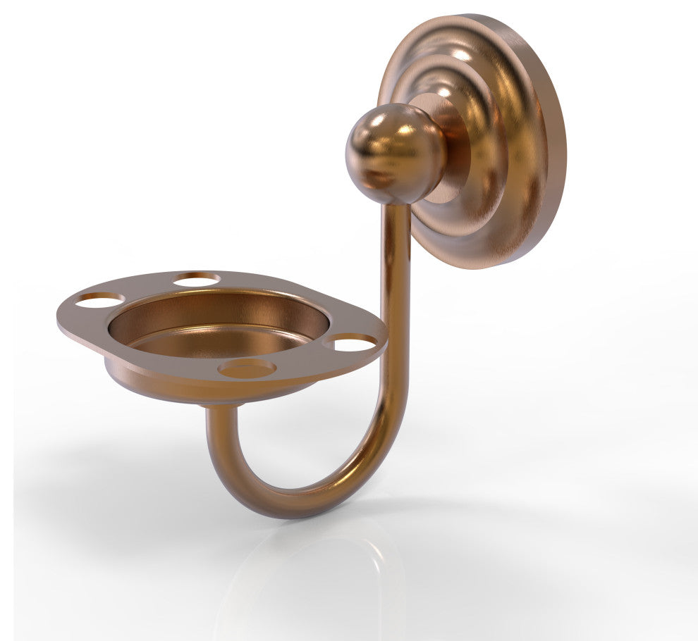 Prestige Que New Tumbler and Toothbrush Holder, Brushed Bronze