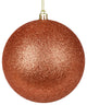 Vickerman N592571Dg 10" Coral Glitter Ball Ornament