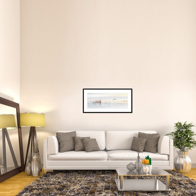 "The Boat" Framed Digital Print by Juan Luis Duran, 44x22"