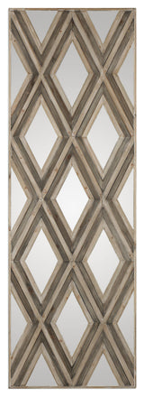 Uttermost Tahira Geometric Argyle Pattern Wall Mirror