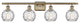 Innovations 516-4W-AB-G1215-6 4 Light Bath Vanity Light, Antique Brass