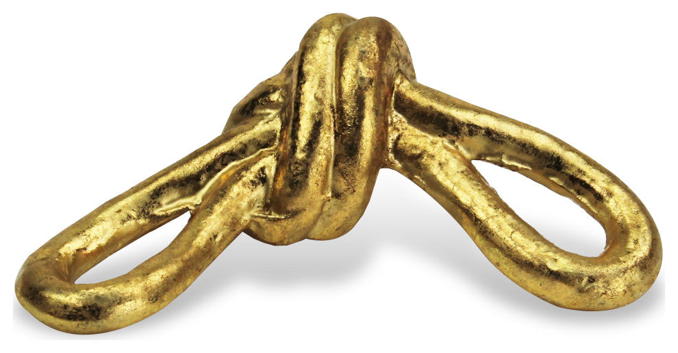 Roven Golden Cast Iron Knot Decor