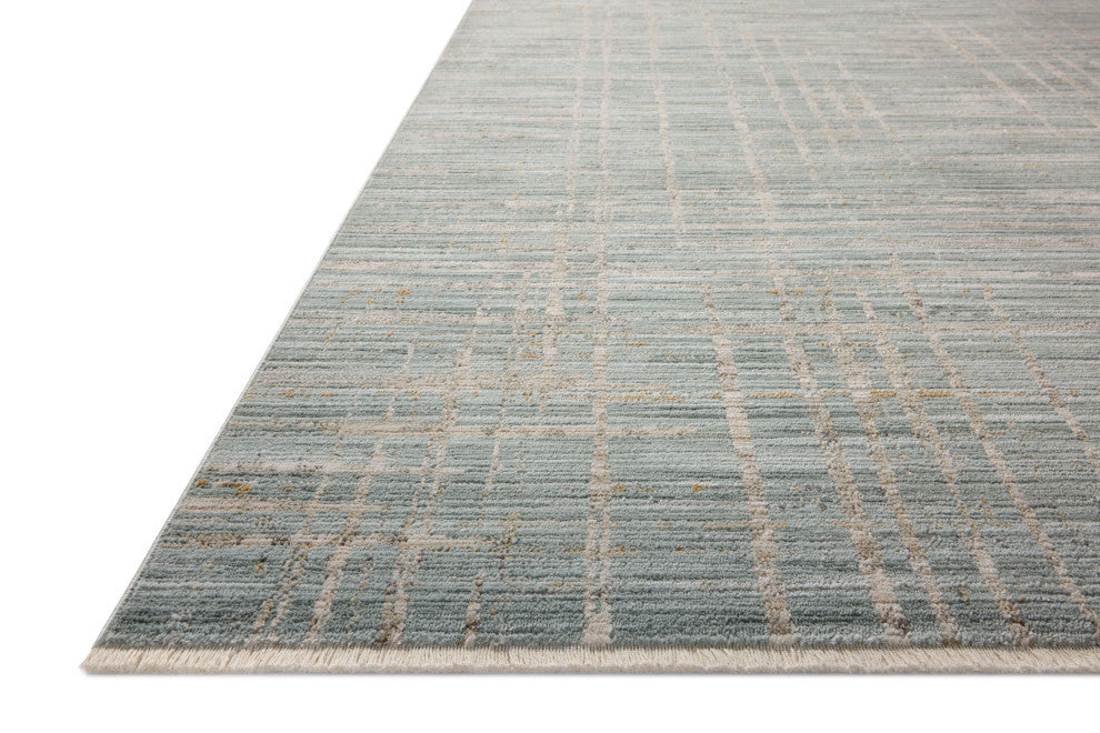 Loloi II Wade Area Rug, Spa / Sand, 5'-3" X 7'-9"