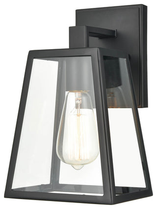 Grant Collection 1 Light 7" Powder Coat Black Outdoor Wall Sconce