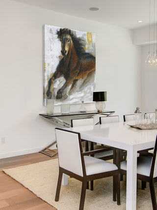 "Storm" Painting Print on Wrapped Canvas, 20x30