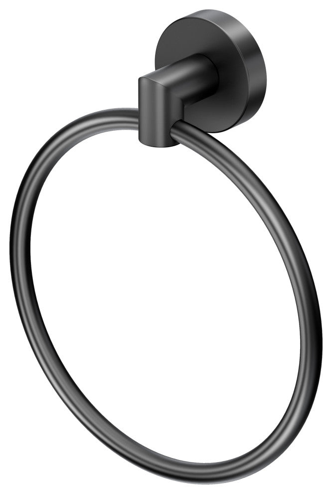 Glam Towel Ring, Matte Black