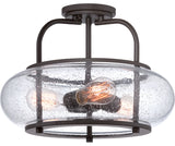 Quoizel Trilogy Three Light Semi-Flush Mount TRG1716OZ