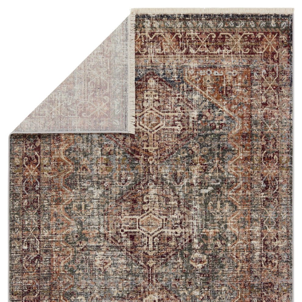 Vibe Zakaria Medallion Red/Blue Area Rug 5'X8'