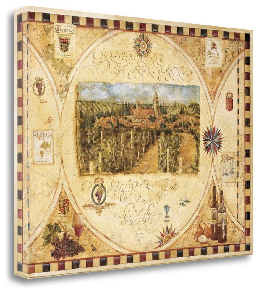 "Hilltop Winery" By Liz Jardine, Giclee Print on Gallery Wrap Canvas