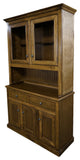 Eagle Furniture 48" Coastal Dining Buffet, Havana Gold, With Hutch