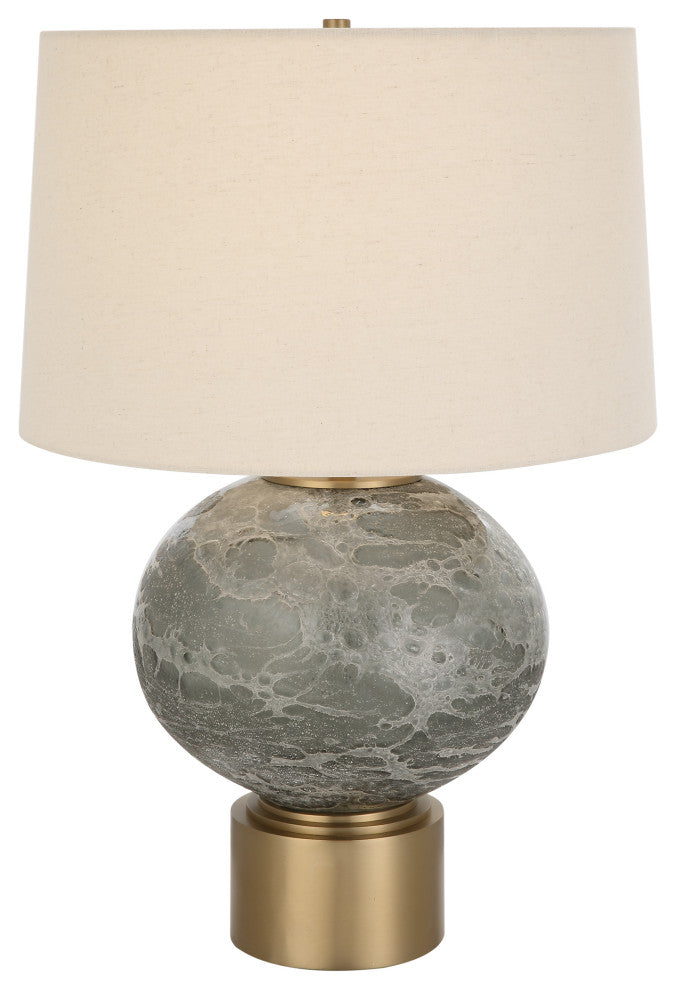 Uttermost Lunia Gray Glass Table Lamp