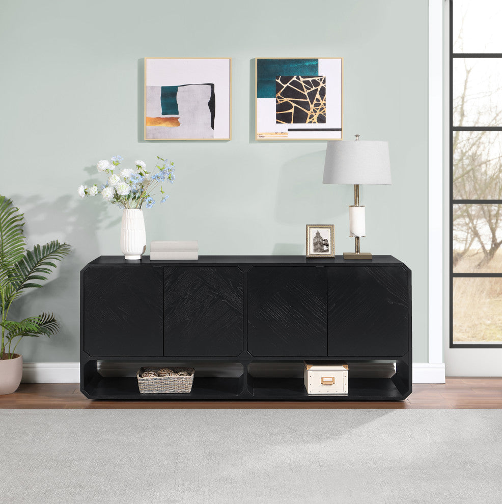 Parker Sideboard/Buffet, Black