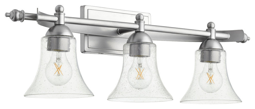 Aspen 3-Light Vanity Fixture, Classic Nickel