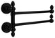 Waverly Place 2 Swing Arm Towel Rail, Matte Black
