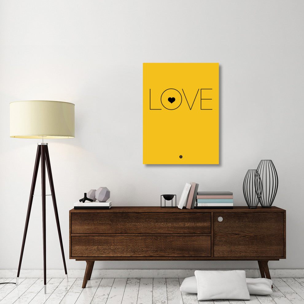 "Love Poster Yellow" Fine Art Print
