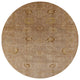 Ahgly Company Indoor Round Mid-Century Modern Area Rugs, 4' Round