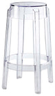 Casper Transparent Counter Stool, Clear