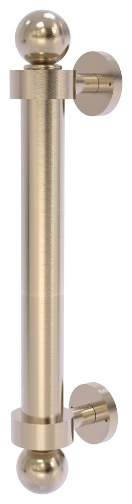 8" Reeded Door Pull, Antique Pewter