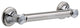 Delta BathSafety 12" Traditional Decorative ADA Grab Bar, Chrome, 41612