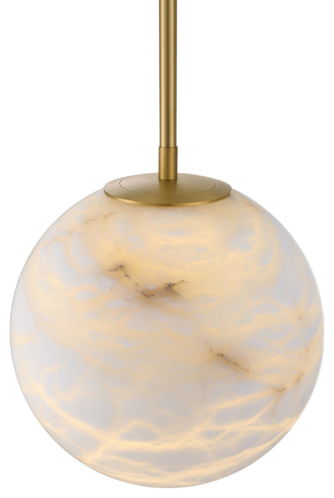 Kepler 8" LED Pendant, Gold