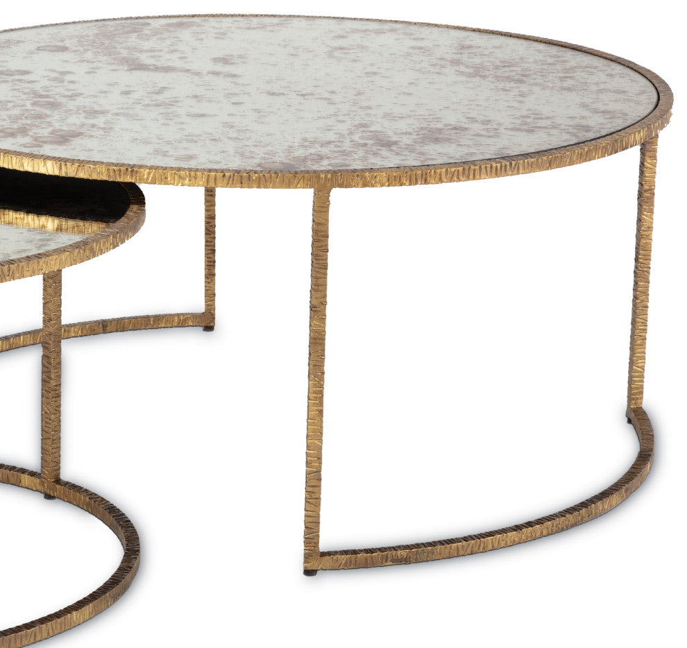 Regina Andrew Anastasia 2-Piece Cocktail Table Set, Gold