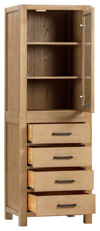 Avanity Modero 24" Linen Tower, Brushed Oak