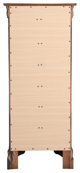 Back view of the full chest on a white background.