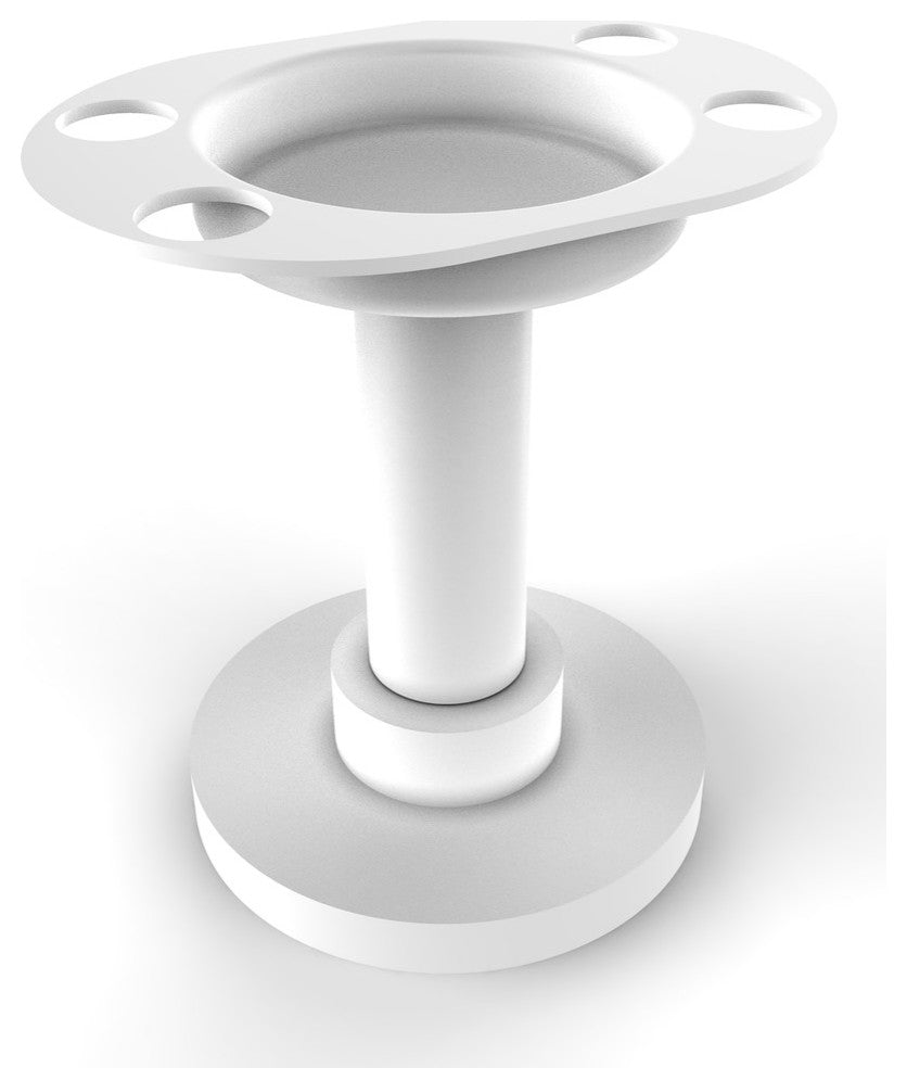 Vanity Top Tumbler and Toothbrush Holder, Matte White