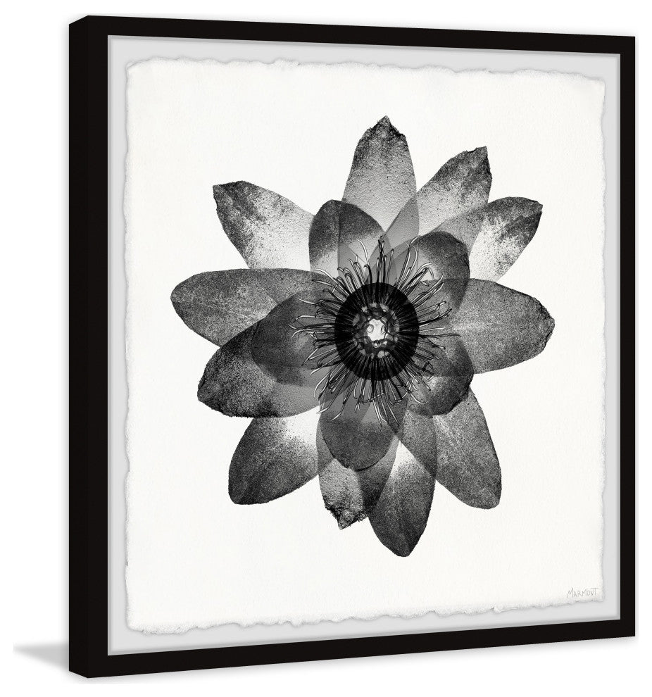 "Floral Harmony" Framed Painting Print, 24x24